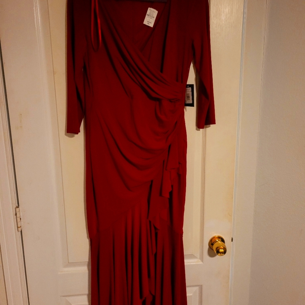 Elegant Red Women's Dress